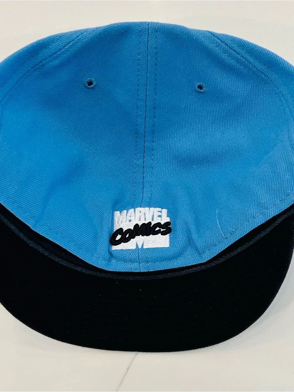 Vintage Marvel Comics Fantastic Four Logo New Era Fitted 7 7/8 Hat Made USA Y2K
